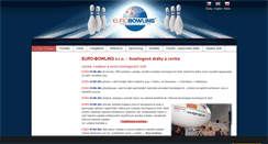 Desktop Screenshot of euro-bowling.com