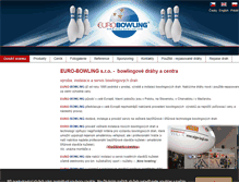 Tablet Screenshot of euro-bowling.com